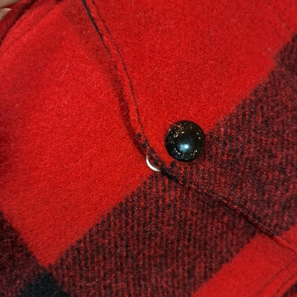 Vintage Filson Mackinaw Wool Shearling Packer Coat Size 46 Made in USA - Picture 7 of 8